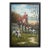 Late 20th Century Fox Hunting Scene Oil Painting on Canvas Horses Hounds Equestrian Sporting Art For Sale