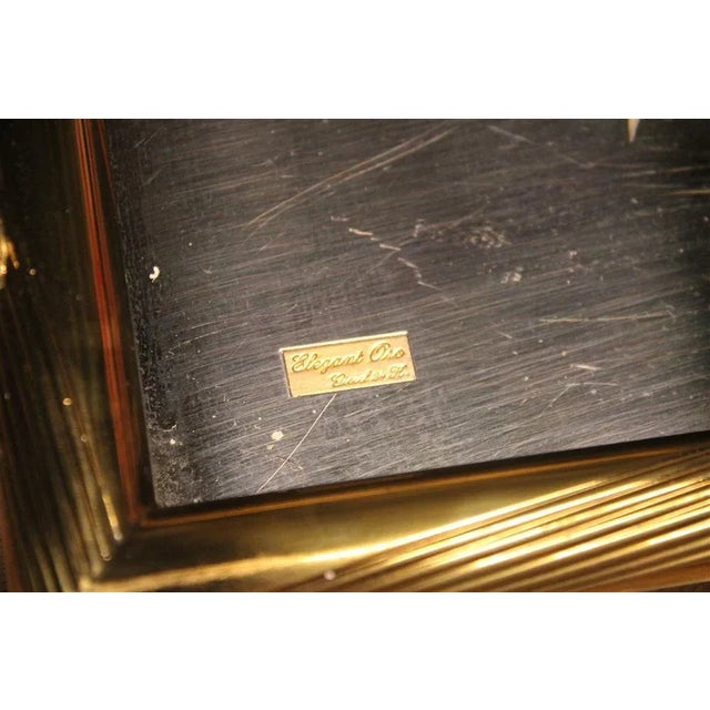 Brass Tray with Engravings, Italy, 1970s For Sale - Image 3 of 9