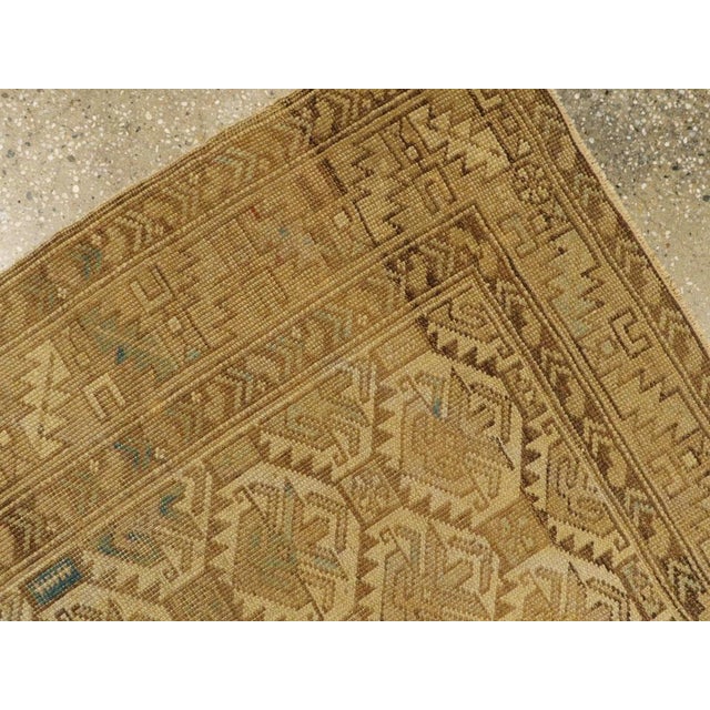 Textile Galerie Shabab Collection Early 20th Century Caucasian Shirvan Throw Rug For Sale - Image 7 of 9