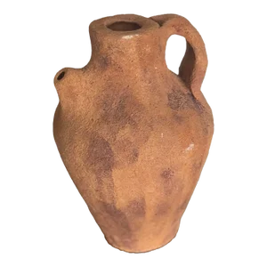 Vintage Primitive Clay Vessel Jug