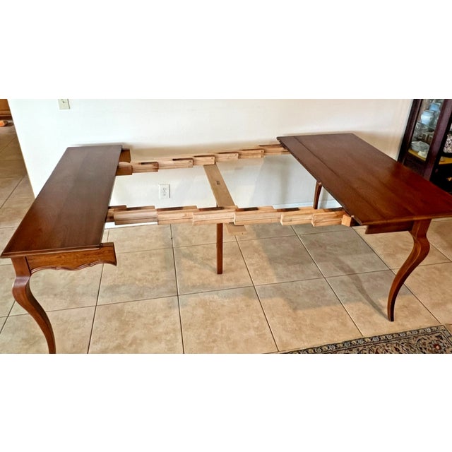 Vintage Expanding Extension Dining Table, Console With Five Leaves by Extensole For Sale - Image 16 of 16