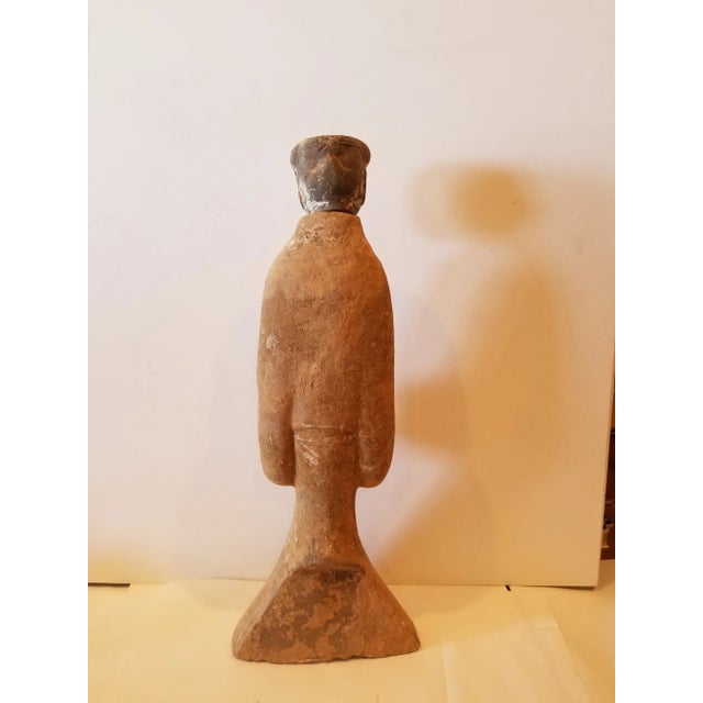 Paint 1920s Han Style Tomb Figure For Sale - Image 7 of 12
