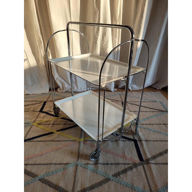 1970s Bar Cart from Bremshey & Co., Germany, 1970s For Sale - Image 5 of 14