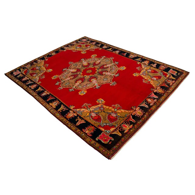 Textile Rare Unused Vintage Authentic Turkish Rug | Handwoven Wool | Rustic Farmhouse Decor For Sale - Image 7 of 18