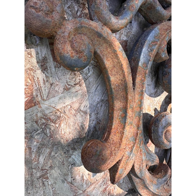 Early 20th Century Set of Architectural Cast Iron Corbels- Matching Pair For Sale - Image 5 of 5