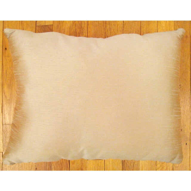 1910 Decorative Antique Jacquard Tapestry Pillows with Floral Elements - A Pair For Sale In New York - Image 6 of 9