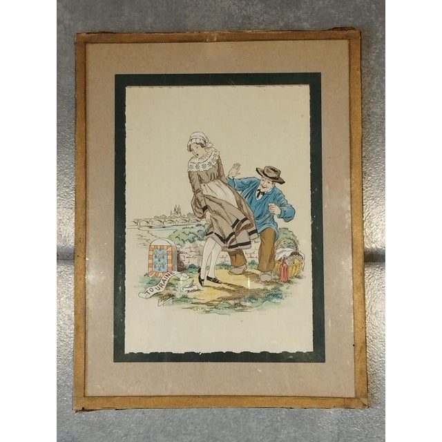 Alfred Renaudin / E. Naudy, Berry, Poitou, Lorraine & Touraine, Early 20th Century, Lithographs, Set of 4 For Sale - Image 10 of 18