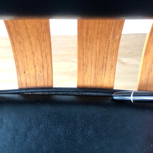 Wood Hans Brattrud for Hove Mobler Padded Teak Scandia Chair For Sale - Image 7 of 12