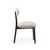Contemporary Silhouette Dining Chair in Blue Chenille from Insidherland For Sale - Image 3 of 4