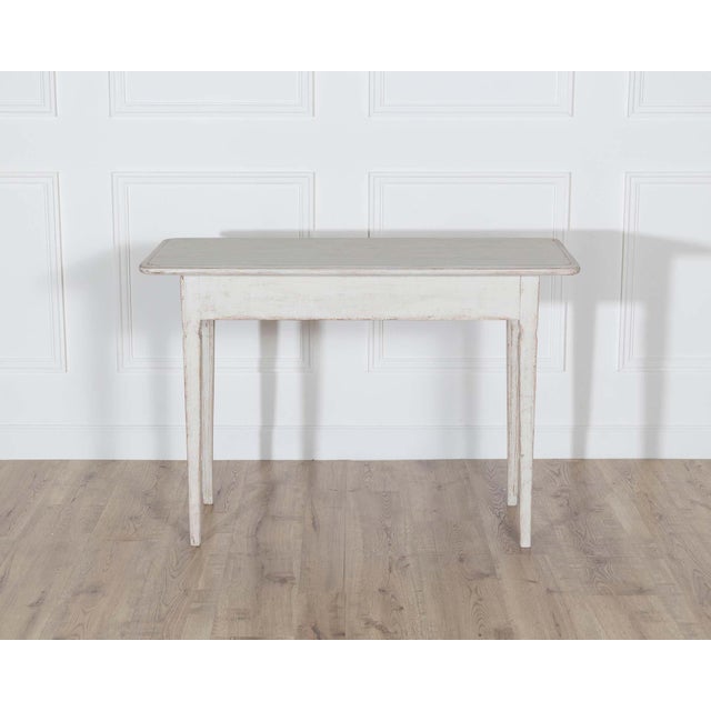 Swedish Gustavian Painted Side Table, 19th Century For Sale In Atlanta - Image 6 of 8