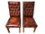 Set of Vintage Chesterfield-Style Leather Chairs For Sale - Image 4 of 8
