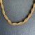 Late 20th Century Vintage Gold Tone Mesh Twisted Necklace 1980s 1990s 16" Long For Sale - Image 5 of 10