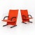 Set of T-Line Armchairs by Burkhard Vogtherr for Arflex, 1982 For Sale - Image 9 of 9