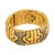1990s 1990s Bvlgari Diamond 18k Yellow Gold Parentesi Band, Size 6 For Sale - Image 5 of 6