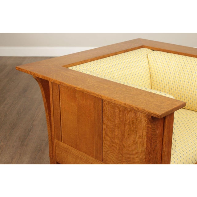 1990s Stickley Mission Collection Oak Prairie Chair For Sale - Image 5 of 12