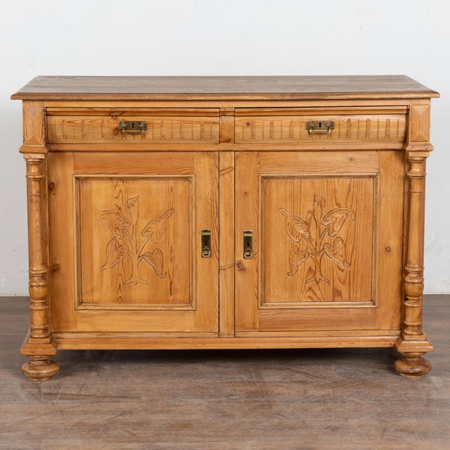 Farmhouse 19th Century Danish Pine Sideboard For Sale - Image 3 of 13