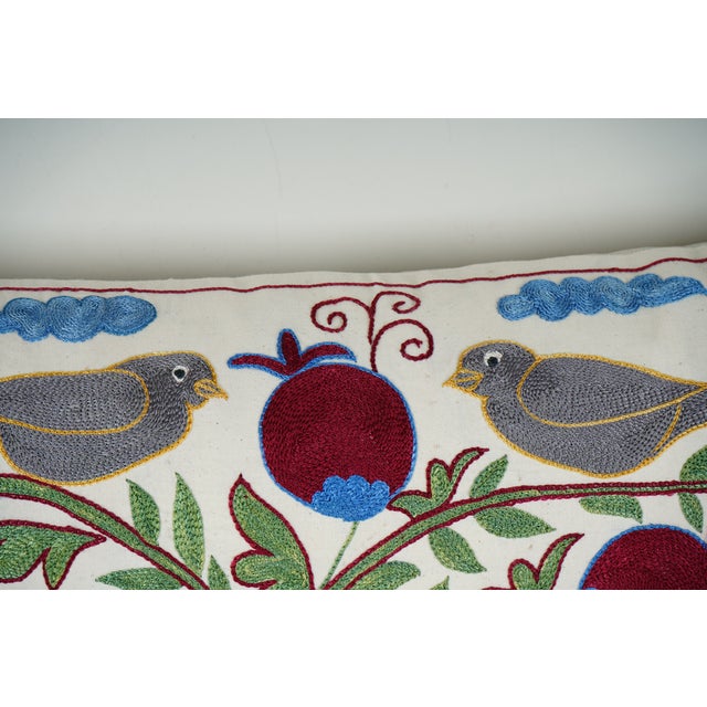 Suzani Bedding Pillow Cover For Sale - Image 4 of 6