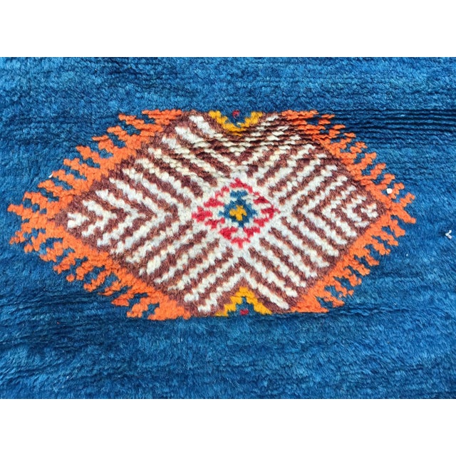 Large Vintage Moroccan Hand Knotted Rug For Sale - Image 13 of 17