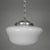 Art Deco Hanging Lamp on Aluminum Chain, 1930s For Sale - Image 14 of 14