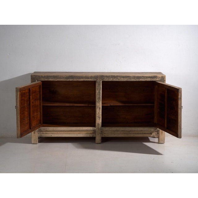 Metal Mid-Century Chinese Shanxi Pine Sideboard or Cabinet For Sale - Image 7 of 12