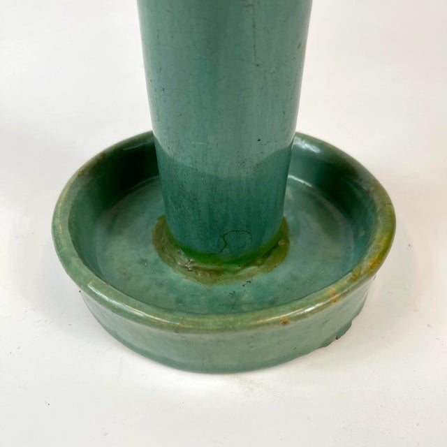 Chinese 19th Century Chinese Ceramic Oil Lamp For Sale - Image 3 of 6