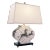 Scalamandre Maison by Port 68 Zebra Black/White Lamp For Sale