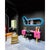 Vittoriale Desk Table with Drawers in Powder-Coated Aluminum by Altreforme For Sale - Image 4 of 7