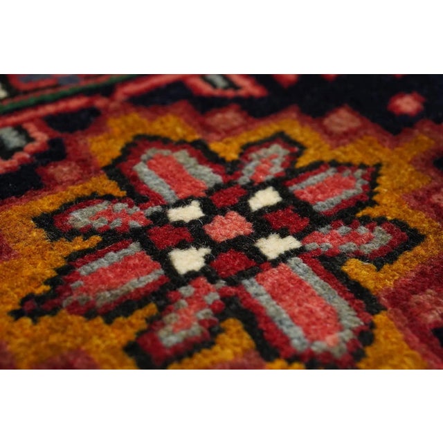 Vintage Heriz Rug 7'8'' X 11'0'' For Sale - Image 9 of 11