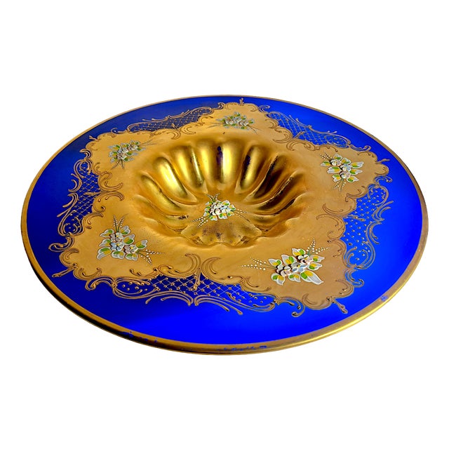 Murano Glass Centerpiece with Tre Fuochi from Manifattura di Murano, 1960s For Sale