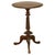 Wood Antique Irish Carved Burl Walnut Spiral Twist Pedestal Tripod Wine Table 1860 For Sale - Image 7 of 18