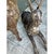 Vintage Carved Wood Deer Sculptures - Pair For Sale - Image 9 of 12