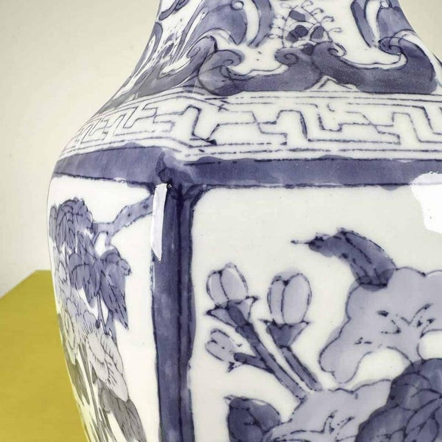 Chinese White Ceramic Vase For Sale - Image 3 of 8