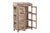 English Vintage Anglo-Indian Painted Teakwood Small Bookcase For Sale - Image 3 of 4