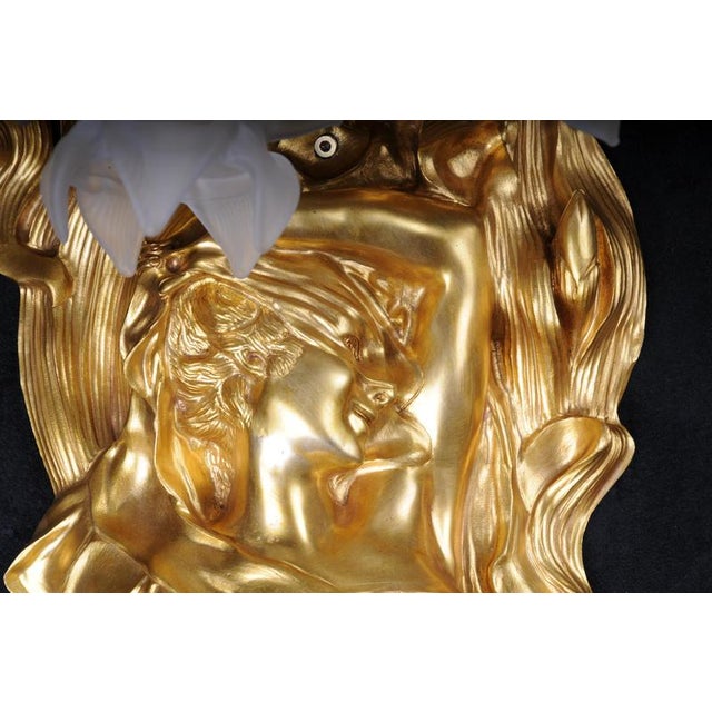 French Art Nouveau Wall Sconces, Paris, Set of 2 For Sale - Image 10 of 18