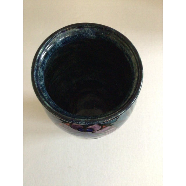 Ceramic 1920s Morrisware Painted Ceramic Vase For Sale - Image 7 of 8