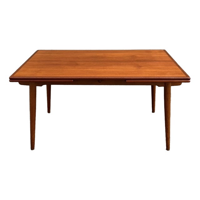 AT-312 Dining Table by Hans J. Wegner for Andres Tuck, 1950s For Sale