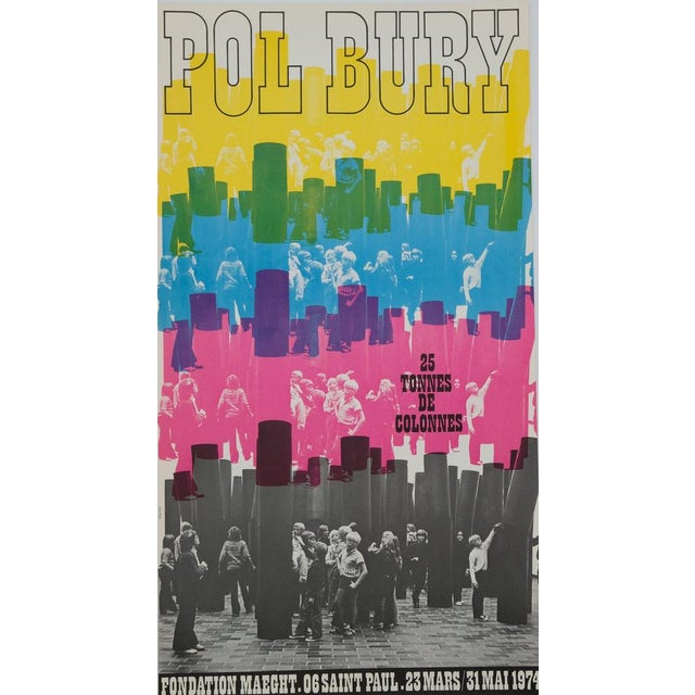 25 Tonnes de Colonnes Poster after Pol Bury For Sale - Image 6 of 6