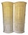 Late 20th Century Pair of Drexel Heritage Et Cetera Corner Cabinets in Cream Glaze With Hand-Painted Scrollwork For Sale