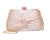 Not Yet Made - Made To Order Rosie Pale Pink Draped Clutch For Sale - Image 5 of 5