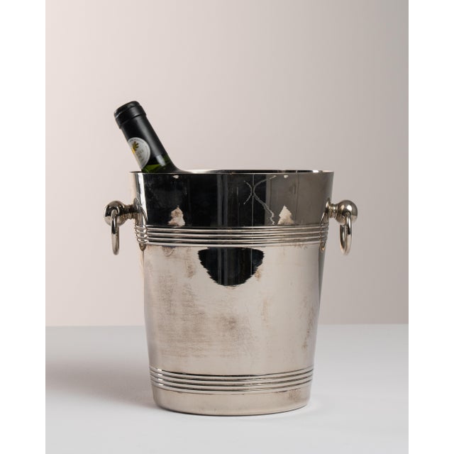 Silver Mid 20th Century France Silver Ice Bucket For Sale - Image 8 of 15