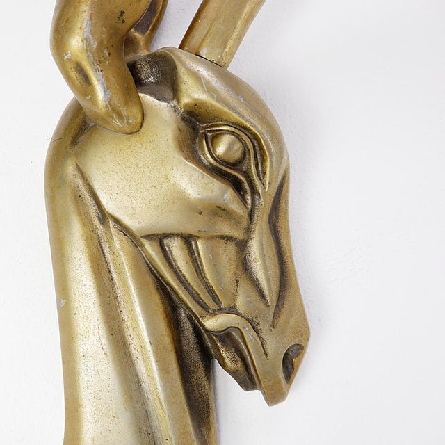 Price for the pair. Measures : 26cmx6cm H:85cm Material : Aluminium.