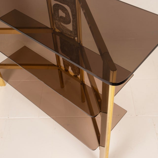 Nikol Console Table by Luciano Frigerio for Frigerio Di Desio, 1970s For Sale - Image 17 of 18