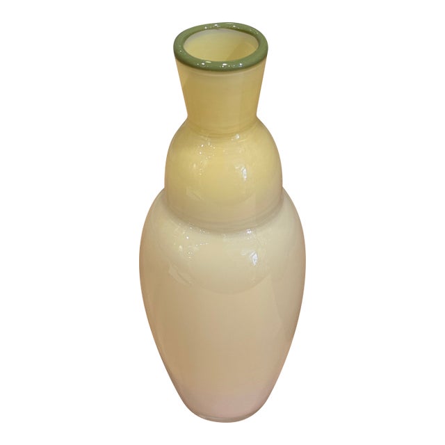 Vintage Studio Paran Blown Glass Vase For Sale