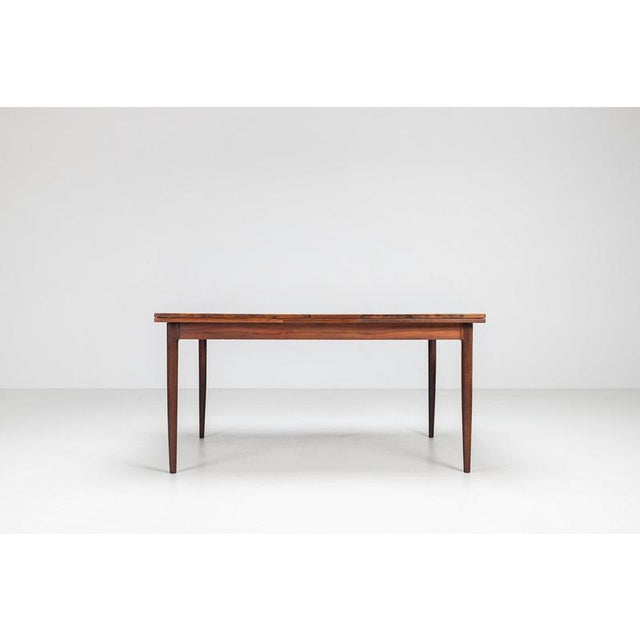 Large Extendable Dining Table in Rosewood by J.L. Møllers, Denmark, 1960 For Sale - Image 7 of 18
