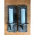 Vintage Frosted Glass and Metal Wall Sconces - A Pair For Sale - Image 12 of 12