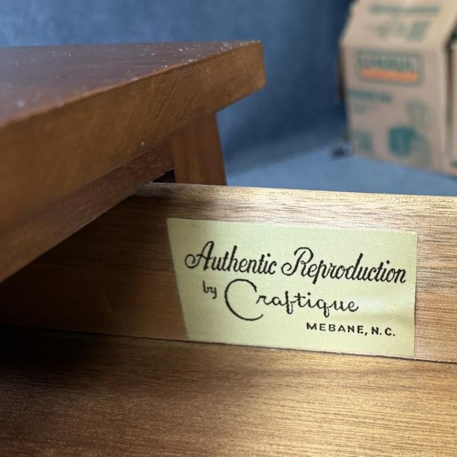 Vintage Craftique 1 Drawer End Table For Sale - Image 11 of 16