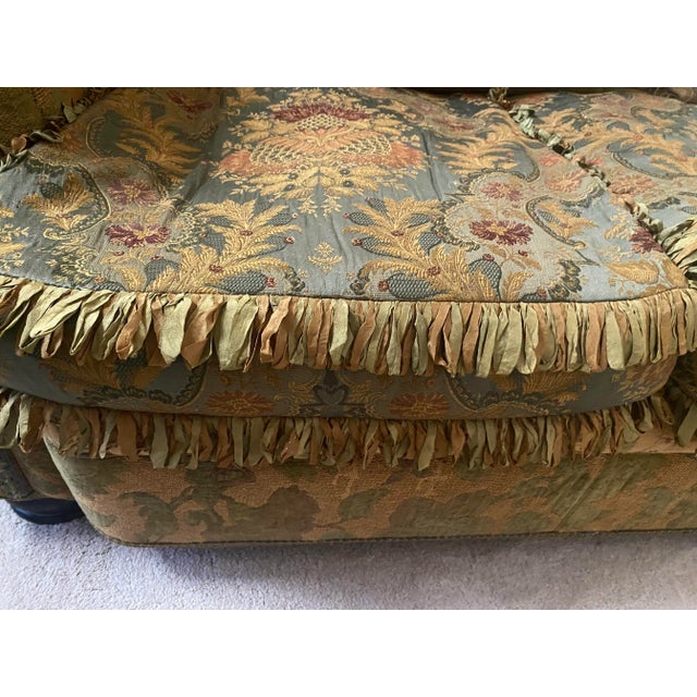 Vintage Exquisite Carol Hicks Bolton and E J Victor Exquisite Sofa With Pillows Excellent Condition For Sale - Image 16 of 18