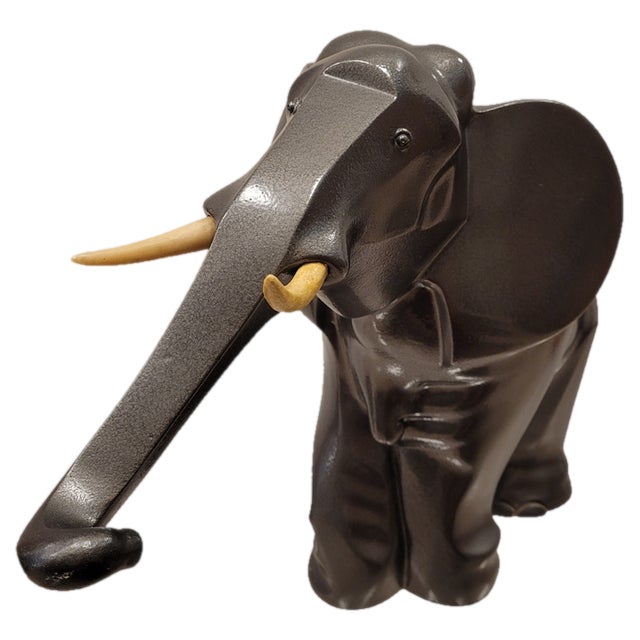 After Irénée Rochard, Art Deco Elephant, 1920s, Babbitt For Sale