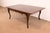 Baker Furniture Italian Provincial Carved Cherry and Burl Wood Extension Dining Table, Newly Refinished For Sale - Image 10 of 18