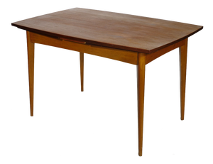 Mid-Century Double Extendable Dining Table in Teak, 1960s